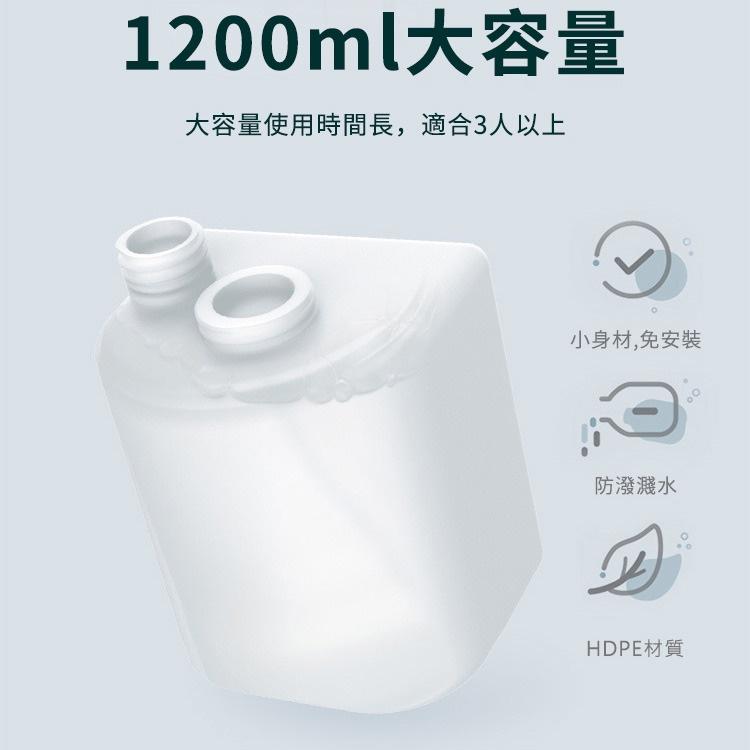 快速出貨 壁掛式 自動感應給皂機 自動出洗手乳 (1200ml/USB充電) 紅外線感應式自動出皂，免接觸-細節圖4