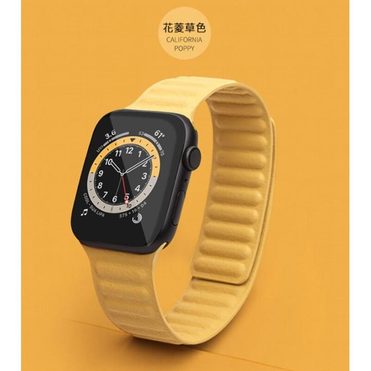 洽利 QIALINO 蘋果 Apple Watch 44mm/40mm 42mm真皮製鏈式錶帶 配戴輕便舒適  真皮錶帶-細節圖5