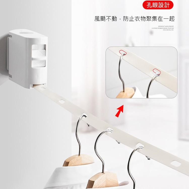 現貨供應 升級款 隱形伸縮晾衣繩 免打孔室內陽台曬衣繩 TPU曬衣繩子 晾衣神器 晾曬繩/曬衣架-細節圖6