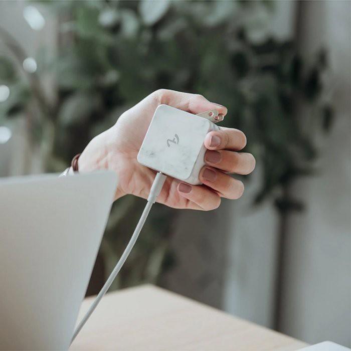 免運台灣公司貨【Allite】GaN元素打造氮化鎵快充 雙孔 65W快充 筆電 平板手機共用 地表最強最輕巧快充-細節圖2