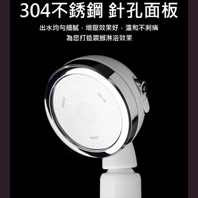 現貨 24h快速出貨 在家天天SPA 過濾蓮蓬頭 三檔出水+止水開關 360度多角度 圓頭花灑(白色)-細節圖5