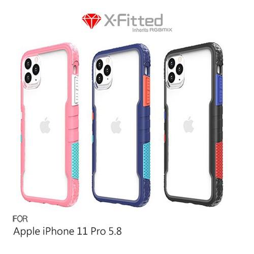 特價 X-Fitted 蘋果iphone11/11pro/11proMax(2019) 手機防摔殼 撞色防摔邊框 硬背蓋-細節圖2