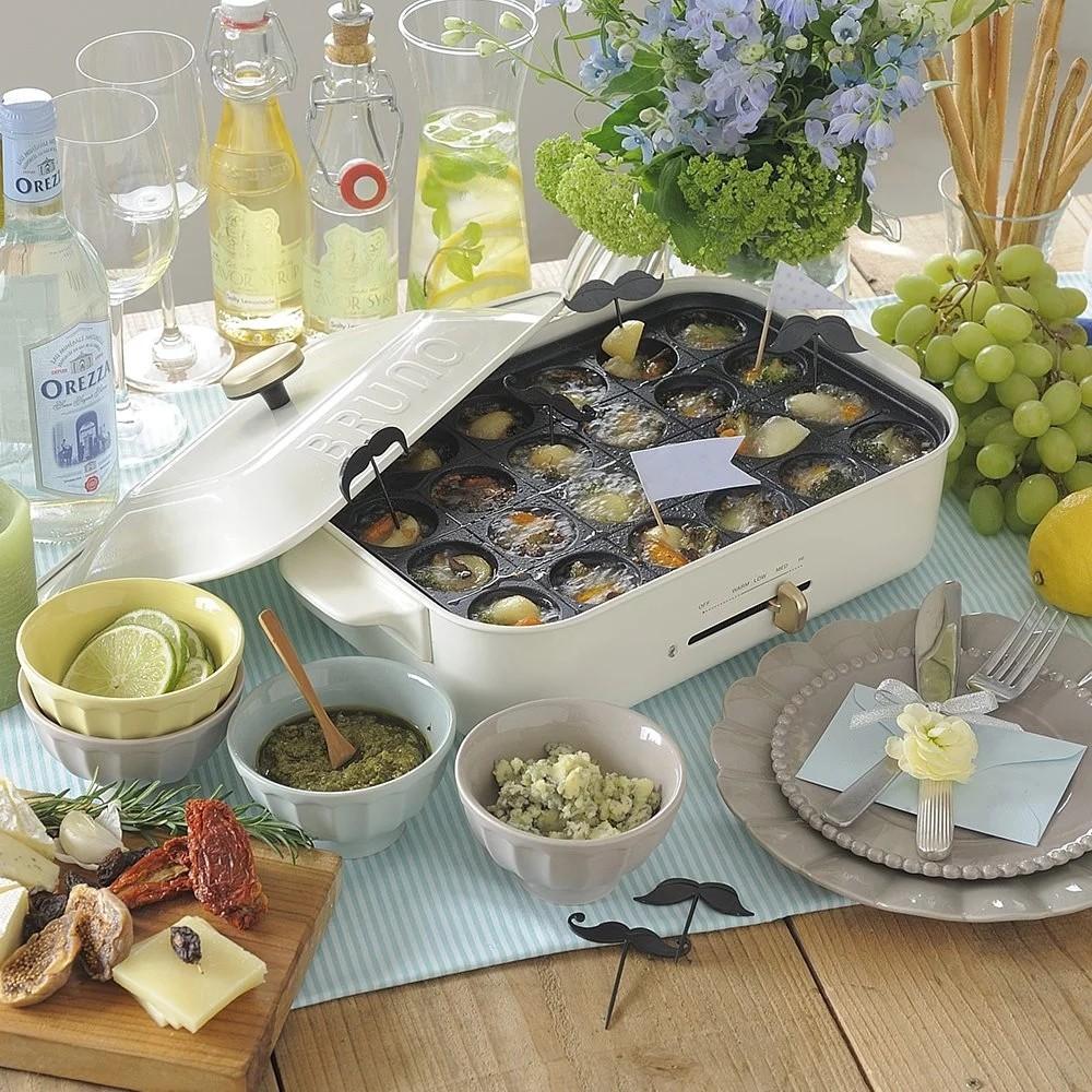 台灣電壓 限時特價 BRUNO BOE021 多功能電烤盤 原廠公司貨 保固一年 章魚燒 烤肉 燒烤爐-細節圖7