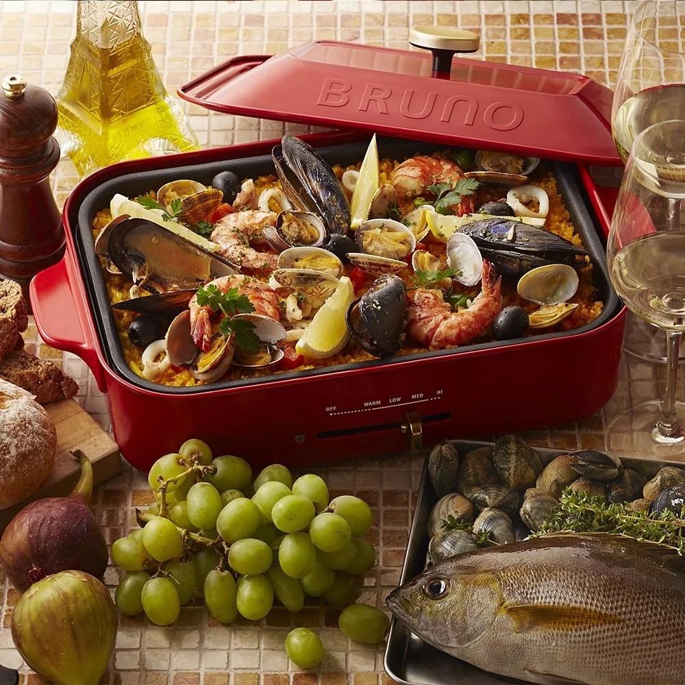台灣電壓 限時特價 BRUNO BOE021 多功能電烤盤 原廠公司貨 保固一年 章魚燒 烤肉 燒烤爐-細節圖9