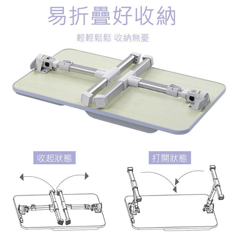 特價 XGear賽鯨 平板/手機/筆電 鋁合金升降折疊桌 摺疊床上桌  懶人床上書桌 (A6L) 追劇更舒適-細節圖2