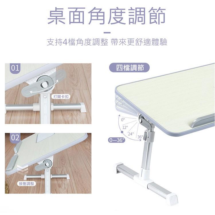 特價 XGear賽鯨 平板/手機/筆電 鋁合金升降折疊桌 摺疊床上桌  懶人床上書桌 (A6L) 追劇更舒適-細節圖6