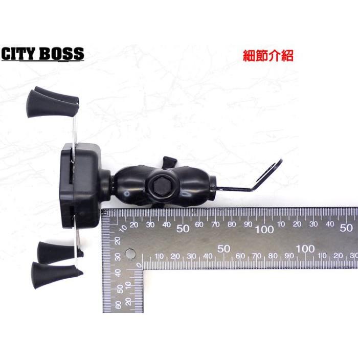 現貨 鋁合金 X型後照鏡款機車手機架 手機座 摩托車 外送導航架 摩托車/機車手機架 超牢固機車架 手機支架-細節圖6