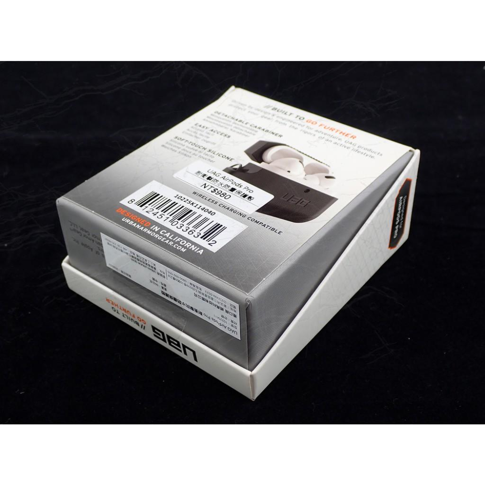 發問打折【限量促銷】 UAG AirPods Pro 耐衝擊防水防塵軟式保護殼-極黑 頂級厚矽膠材質 可拆式快掛扣設計-細節圖7