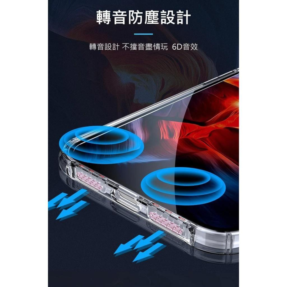 促銷LEEU DESIGN 犀盾 氣囊防摔保護殼 透明皮套 手機殼 iPhone 12 Pro Max (6.7吋)-細節圖3