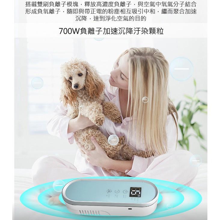 【快速出貨】 可固定牆上 家用空氣淨化器 臭氧/負離子空氣清淨機 (USB電源)除甲醛/寵物/廁所/廚房-細節圖5