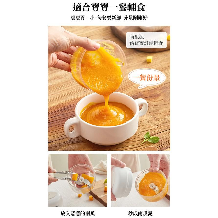 食物調理機 料理機 碎菜料理機 攪菜機 切菜機 切碎機 250ml+100ml電動蒜泥機 切碎機 USB充電 白色-細節圖6