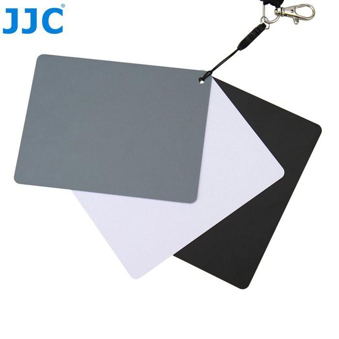 當天寄出 JJC灰卡 18度 摄影用18%灰卡手动白平衡卡测光卡中號灰板防水便携 黑灰白三色-細節圖3
