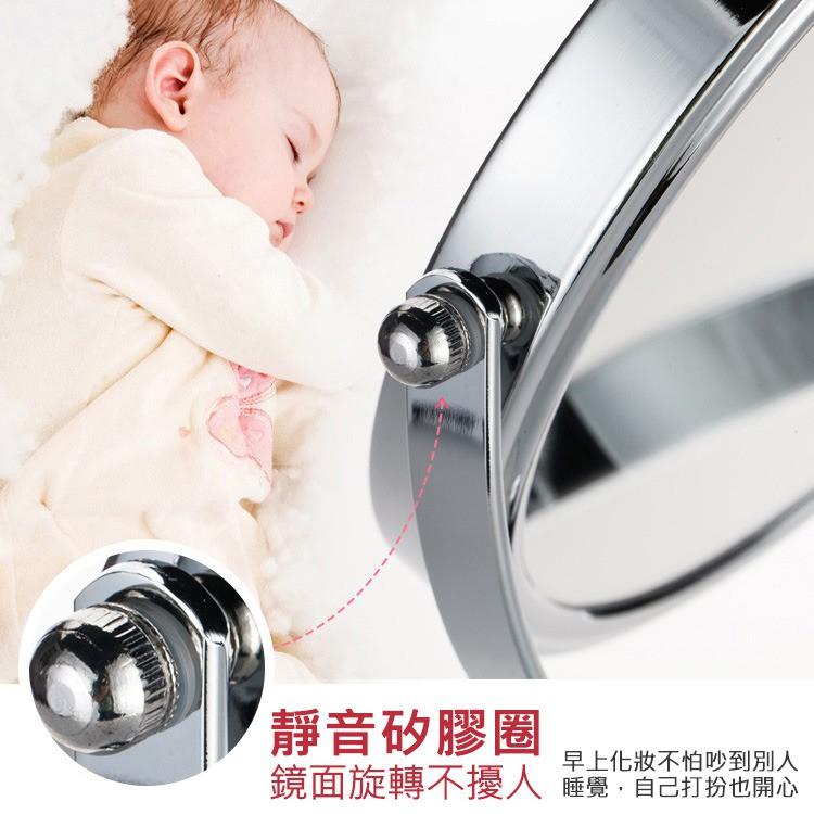 現貨🔥金屬雙面化妝鏡 衛浴壁掛式鏡面 壁掛式折疊化妝鏡 伸縮梳妝鏡 浴室壁掛拉伸鏡子 伸縮 折疊 雙面鏡放大鏡-細節圖7