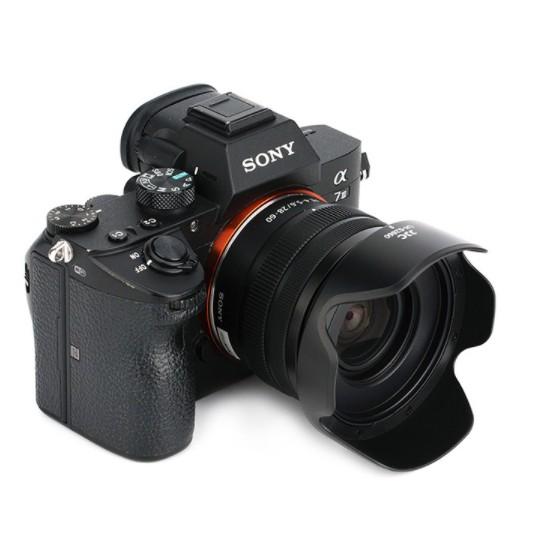 促銷JJC索尼FE 28-60mm鏡頭遮光罩sony A7C A7S3 A7R3 A7M3微單相機16-50mm鏡頭-細節圖5