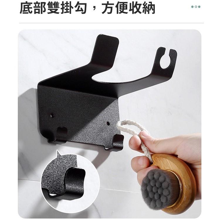 現貨 太空鋁吹風機收納架(適用Dyson戴森)壁掛/免打孔置物架 掛勾 (免釘膠)免鑽孔，免工具-細節圖6