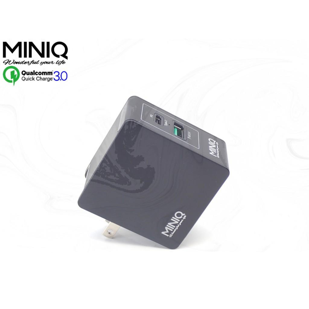 MINIQ QC3.0+PD旅充頭-36W 充電，平板、手機充電好方便 支援APPLE快速充電-細節圖8