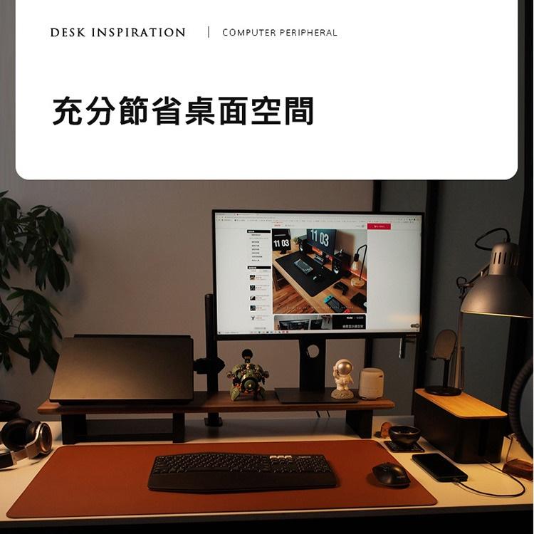 促銷 筆電懸臂支架 筆電桌面增高架 螢幕支架 懸空支架 節省桌面空間 3軸旋轉 隨意變換視距 筆電/電腦螢幕兩用-細節圖5