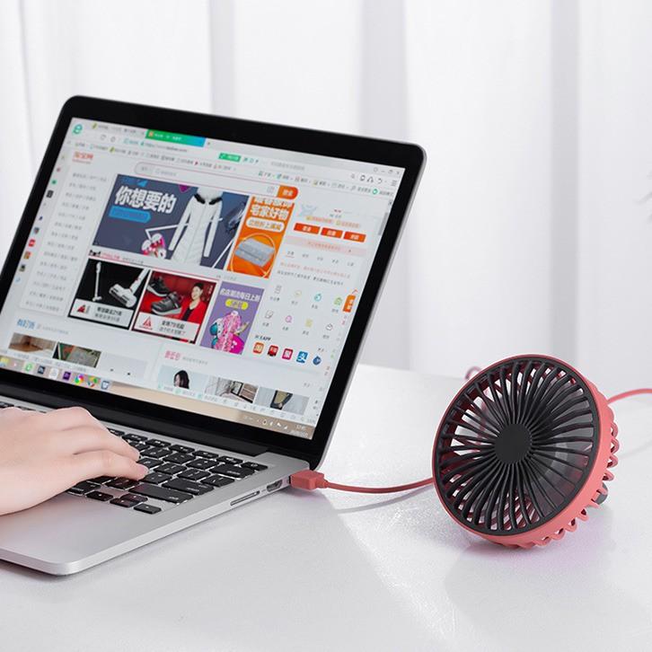 【24H快速出貨】👍降溫神器  USB車用風扇  可夾冷氣出風口 出風口後座風扇 夜燈風扇 桌扇 (USB電源)-細節圖7