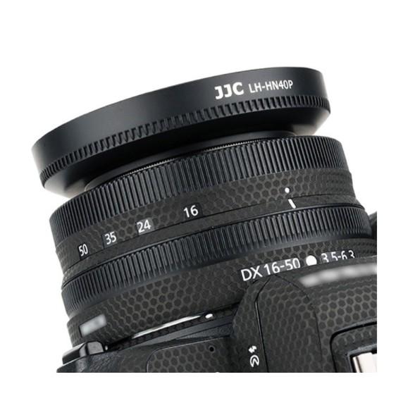 JJC Nikon HN-40遮光罩 適用 Z DX 16-50mm f/3.5-6.3 VR尼康遮陽罩 Z50微單相機-細節圖2