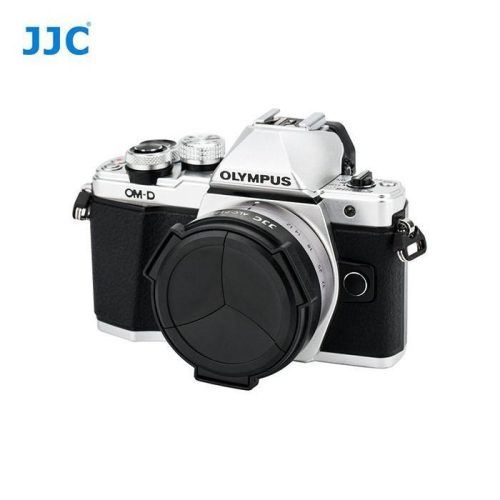 JJC自動鏡頭保護蓋適用於GX85 GX9 GF9 GF10 12-32mm餅乾鏡頭 遮擋鏡頭灰塵 自動開啟自動閉合
