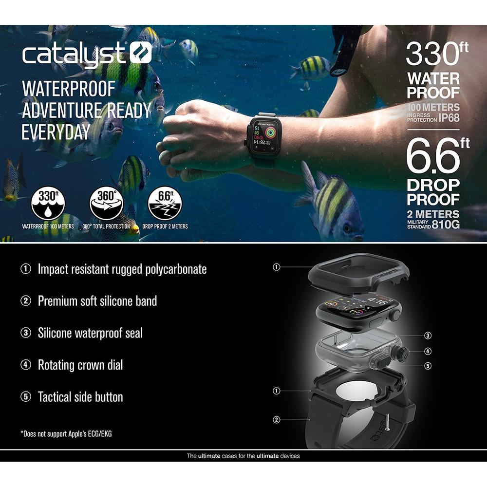 發問9折 現貨Catalyst Apple Watch S4 S5 S6 44mm 超輕薄防水保護殼-細節圖2
