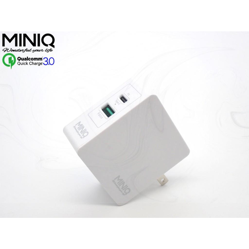 熱銷新款MINIQ AC-DK23T雙孔高速閃充充電器36W QC3.0快充+PD Type-C/USB-A-細節圖4