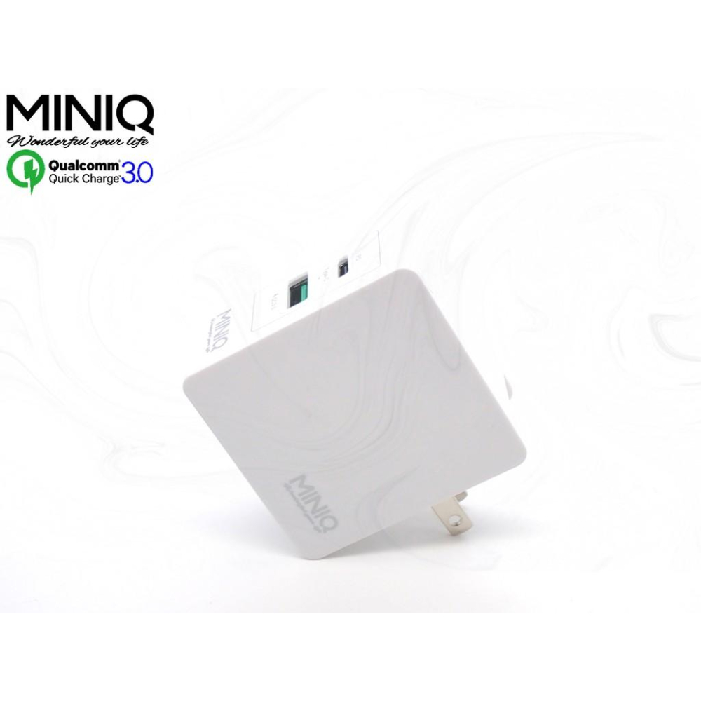 熱銷新款MINIQ AC-DK23T雙孔高速閃充充電器36W QC3.0快充+PD Type-C/USB-A-細節圖5