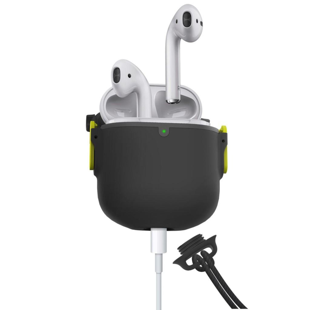 現貨秒出 IP68高等級防潑水能力測試 Muvit Apple Airpods 保護收納盒 支援無線充電 防水 防摔-細節圖5