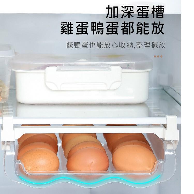 (現貨)快速出貨 冰箱收納盒 蛋盒 雞蛋盒 冰箱收納架 冰箱置物架 冰箱抽屜 冰箱保鮮盒 保鮮盒 透明保鮮盒 廚房收納盒-細節圖8