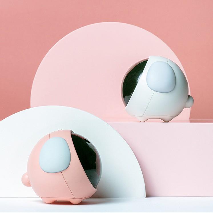 現貨 HBK表情鬧鐘+夜燈 LED像素時鐘 聲控/貪睡/溫度 (USB充電)可調整鈴聲大小-細節圖7