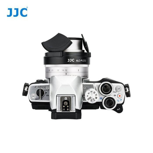 特價JJC GX85 GX9 GF9 GF10 12-32mm餅乾鏡頭遮擋鏡頭灰塵自動開啟自動閉合自動鏡頭保護蓋
