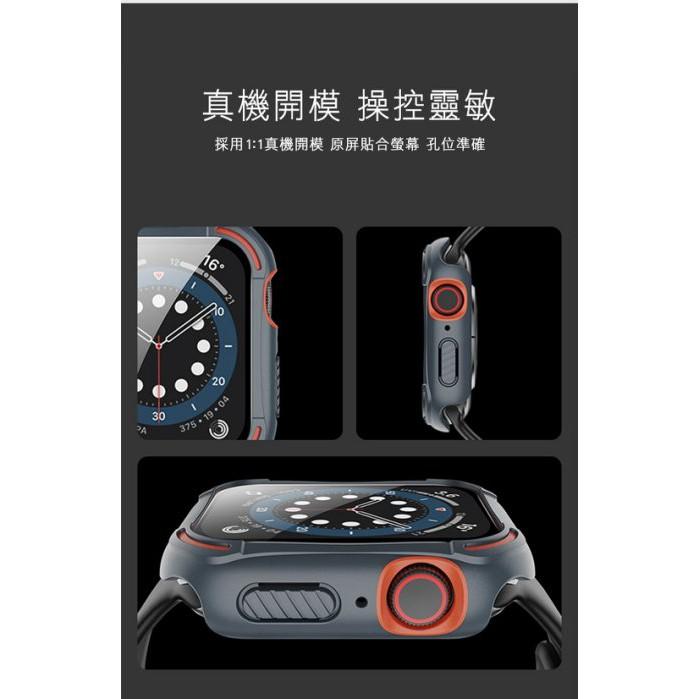 NILLKIN 犀甲保護殼 Apple Watch S4/5/6/SE 44mm 表框與鋼化膜 殼+保貼一體-細節圖8