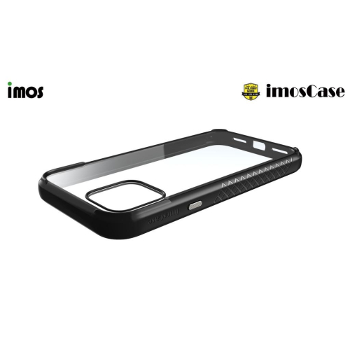 快速出貨 imos Case iPhone11/11pro(2019) 美國軍規認證雙料防震保護殼(尊爵黑)