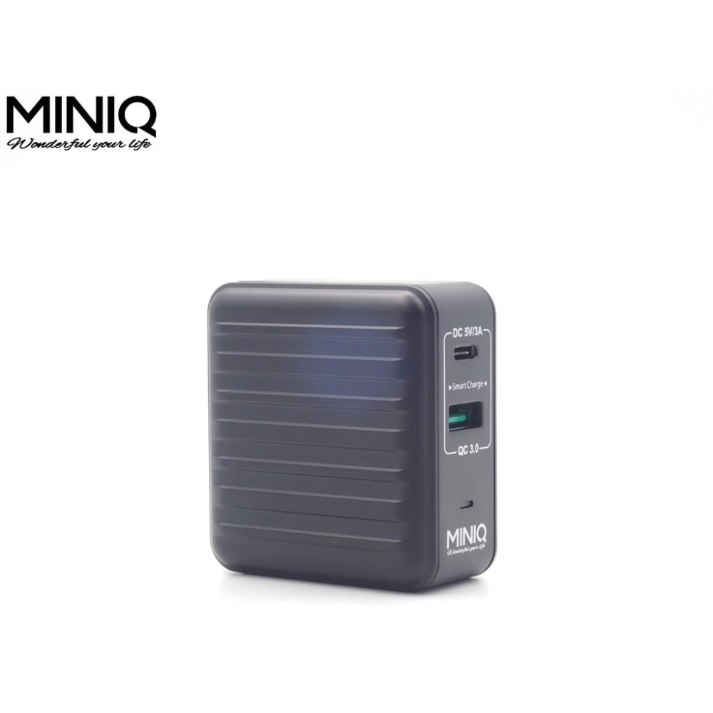 【現貨】台灣製造MINIQ 33WPD高速充萬國電QC3.0充電器 自動識別 AC-DK50T TYPEC雙孔充電器-細節圖4