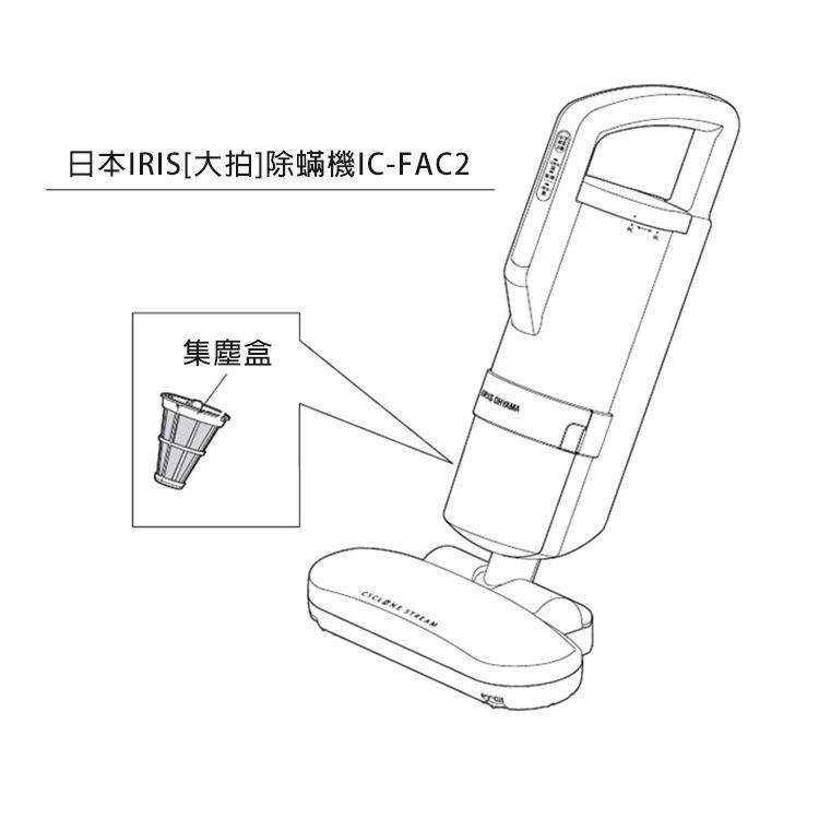 (促銷) 日本IRIS IC-FAC2除蟎機(大拍)集塵盒/過濾網-2入(CF-FS2) 除蟎機耗材 除蟎機配件-細節圖4
