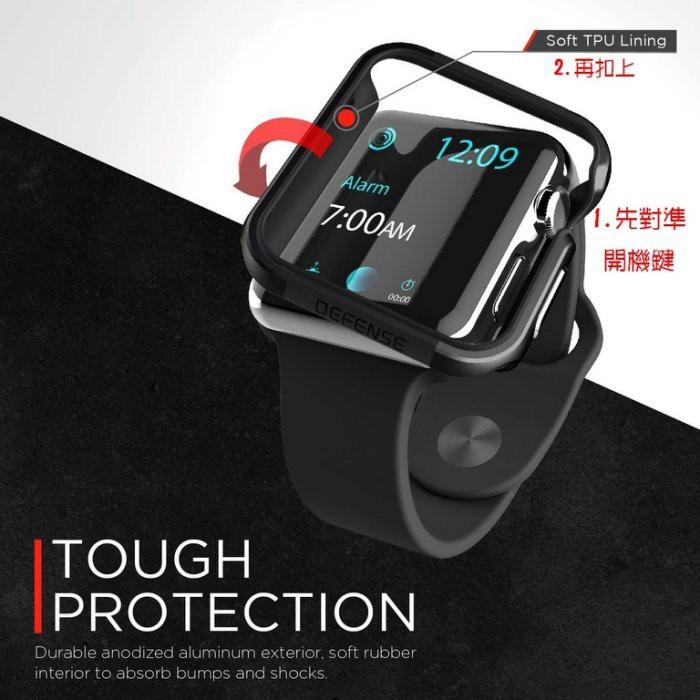 促銷🔥X-doria Apple Watch 錶殼 保護殼 鋁合金DEFENSE EDGE 刀鋒42mm42mm防摔殼-細節圖2