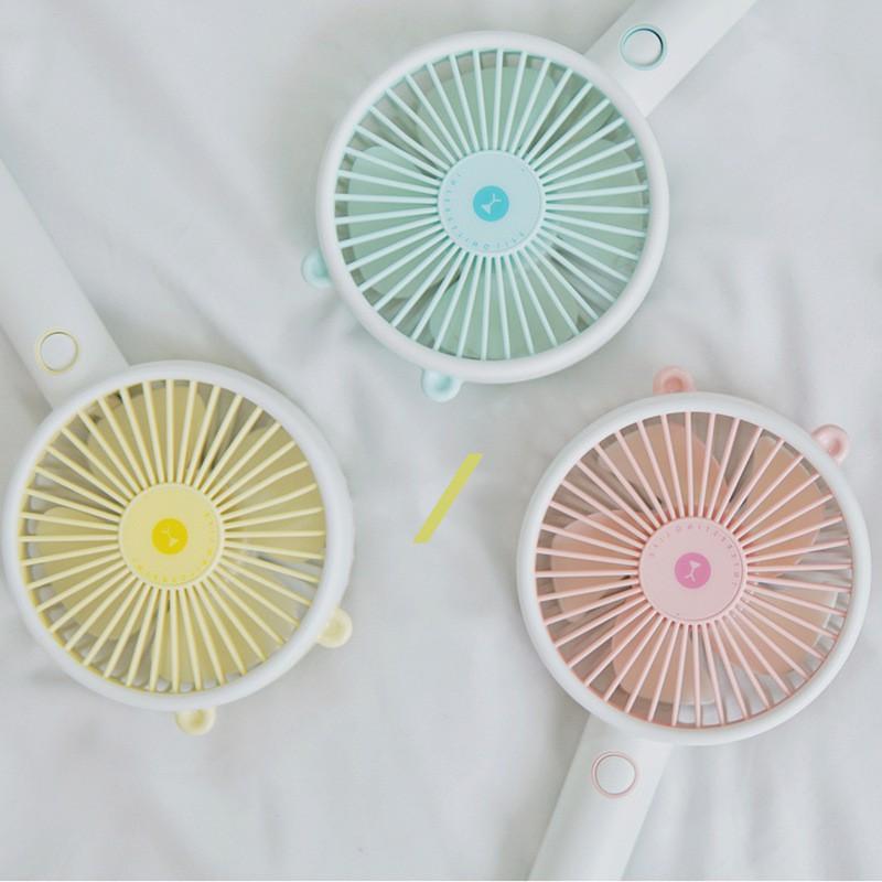 叁活313小萌熊usb充電手持小電風可愛迷你便攜式小風扇 靜音風扇隨身電扇-細節圖2
