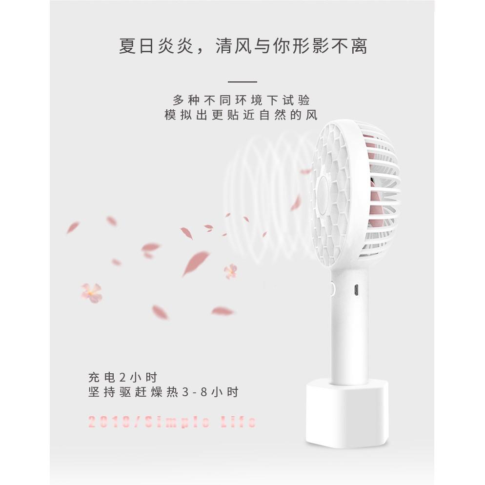 2019新款迷你蜂巢手持風扇  便攜USB充電 學生桌扇家用小蜜蜂電扇 小孩風扇 迷你電扇-細節圖8