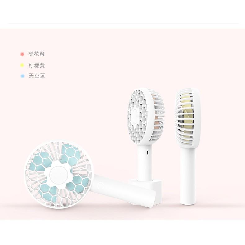 可充電💎 待機長 蜂巢風扇手持小電風扇迷你便攜USB充電可愛手持靜音風扇隨身電扇 學生宿舍家用-細節圖3