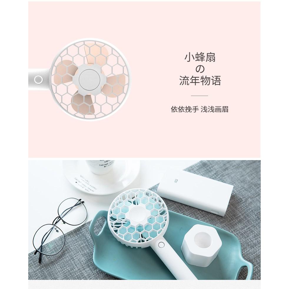 可充電💎 待機長 蜂巢風扇手持小電風扇迷你便攜USB充電可愛手持靜音風扇隨身電扇 學生宿舍家用-細節圖6