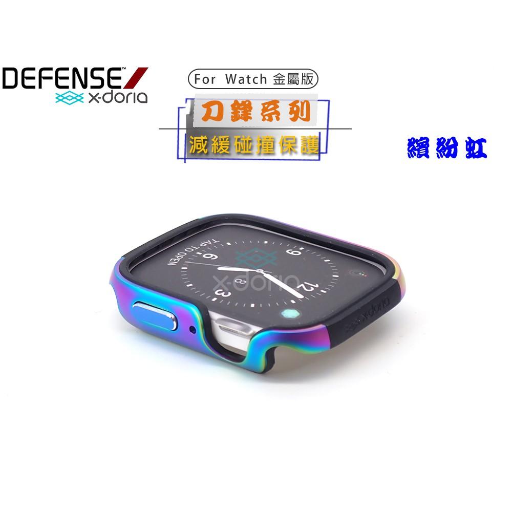 促銷 原廠X-doria刀峰蘋果Watch 4代智能運動手錶40/44mm保護外殼Apple金屬邊框-細節圖8