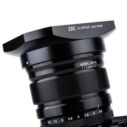 促銷JJC 富士Fujifilm LH-XF16 金屬遮光罩 LH-JXF16 II相容原廠可反扣 16mm WR-細節圖5