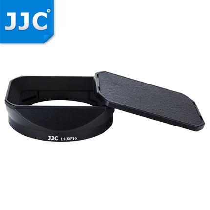 台灣現貨 JJC富士LH-XF16遮光罩XF 16mm F1.4鏡頭金屬廣角方形遮光罩 配遮光罩蓋支持67mm濾鏡-細節圖2