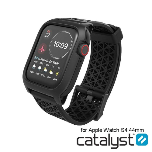 快速出貨CATALYST FOR APPLE WATCH S4 S5 44mm(3米)防摔保護殼 錶殼與錶帶一體成型