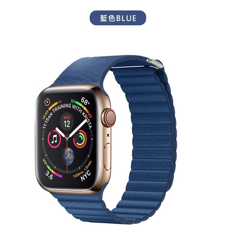 【真皮製品】QIALINO📢真皮錶帶apple watch 1/ 2/3/4代手錶帶38/42mm蘋果錶帶手感舒適透氣-細節圖6