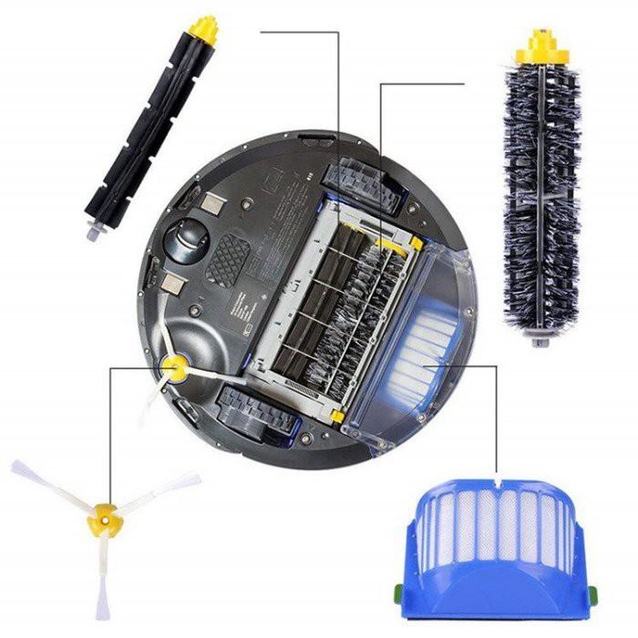 特惠組🔥iRobot Roomba 600系列(606 690)掃地機器人配件組 主刷+邊刷+濾網+清潔工具 680-細節圖2