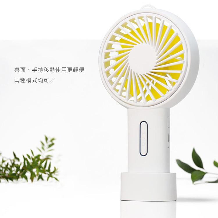 手持 👍桌面 二合一 風扇 充電式 風扇 電風扇 迷你風扇 小電扇 桌面風扇 省電 辦公室 居家-細節圖6