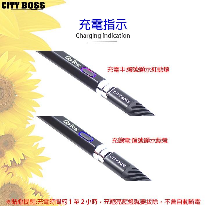 優惠 主動式電容筆 (六角形) 超細銅質筆頭16.5CM iOS 安卓 USB充電 觸控筆繪圖筆 手寫筆 繪圖筆-細節圖9