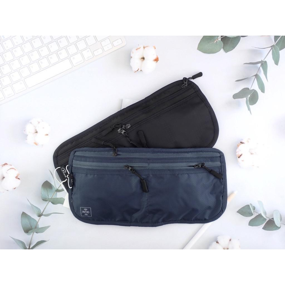 現貨✈️旅遊安全 防盜包RFID防側錄貼身藏錢腰包 出國旅遊安全必備!! 防搶防側錄貼身藏錢腰包 輕量抗撕裂材質-細節圖6