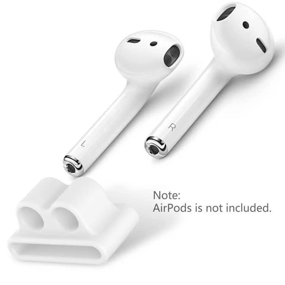 秒出現貨 Apple AirPods 藍牙耳機盒保護套 矽膠套 【送防丟繩+扣環】矽膠材質可水洗 收納 保護套-細節圖3